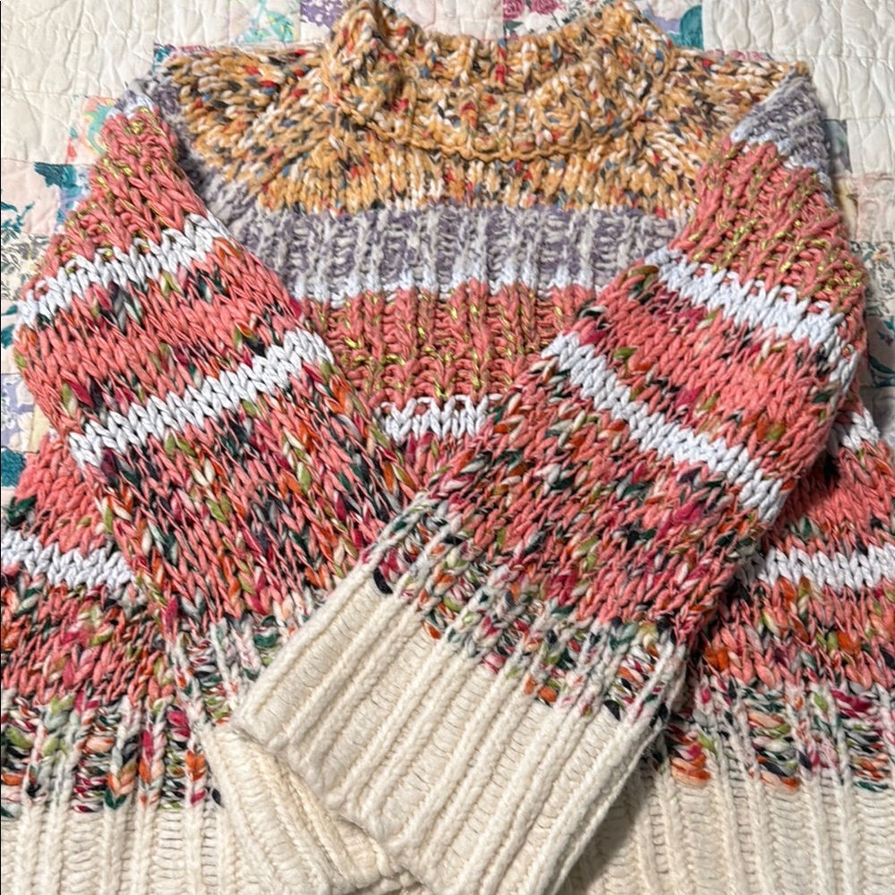 Multicolor Anthropologie Knit Women's Sweater